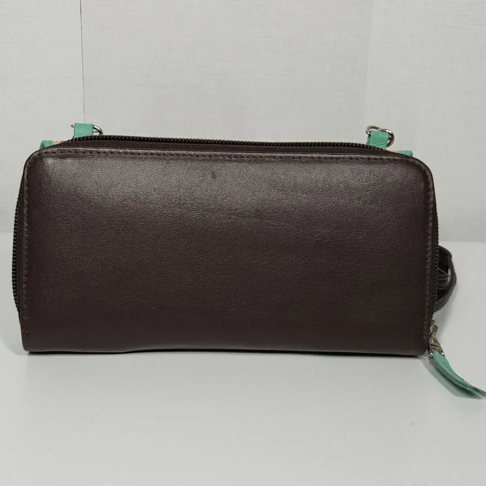 Velez Leather Crossbody Wallet